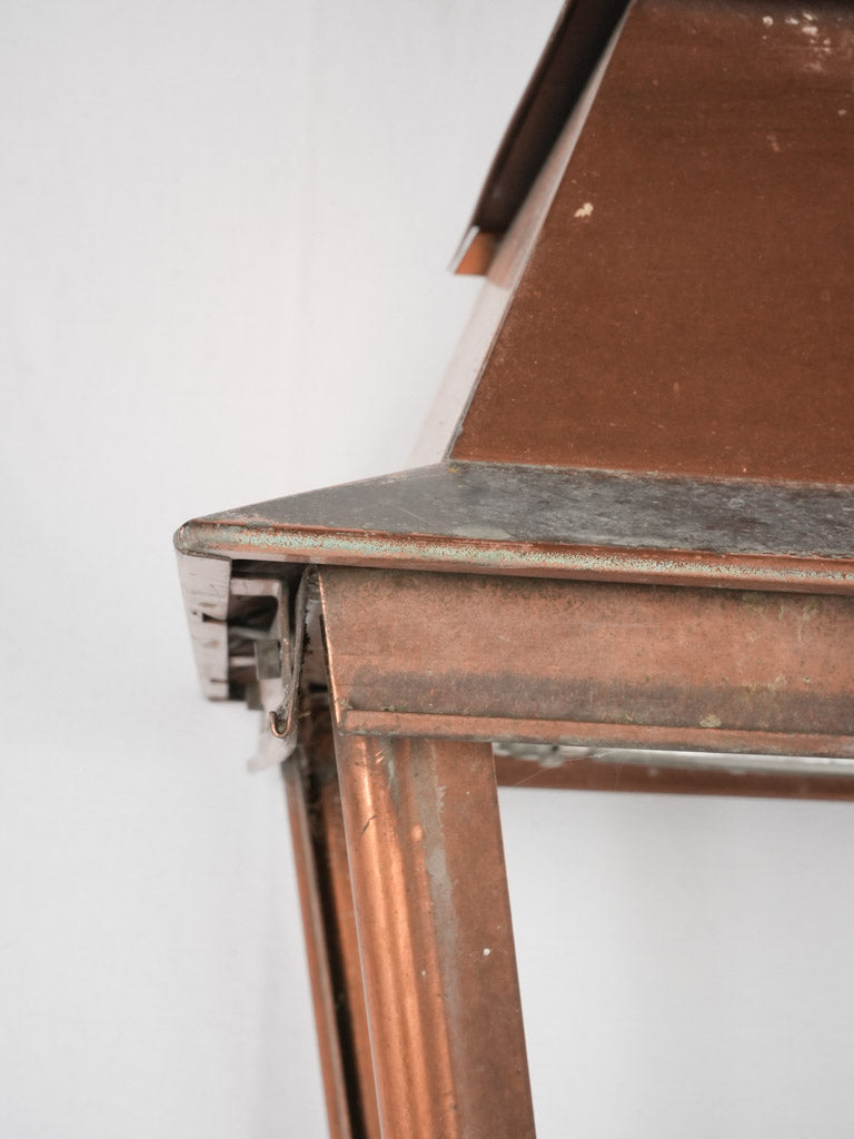 Large copper lantern - 8 available 31½"