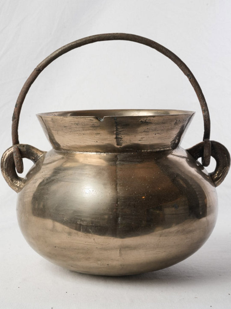 Large Late 19th Century Bronze Cauldron - 9¾" x 15¾"