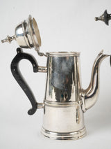 Timeless silverplated Georgian coffee pots