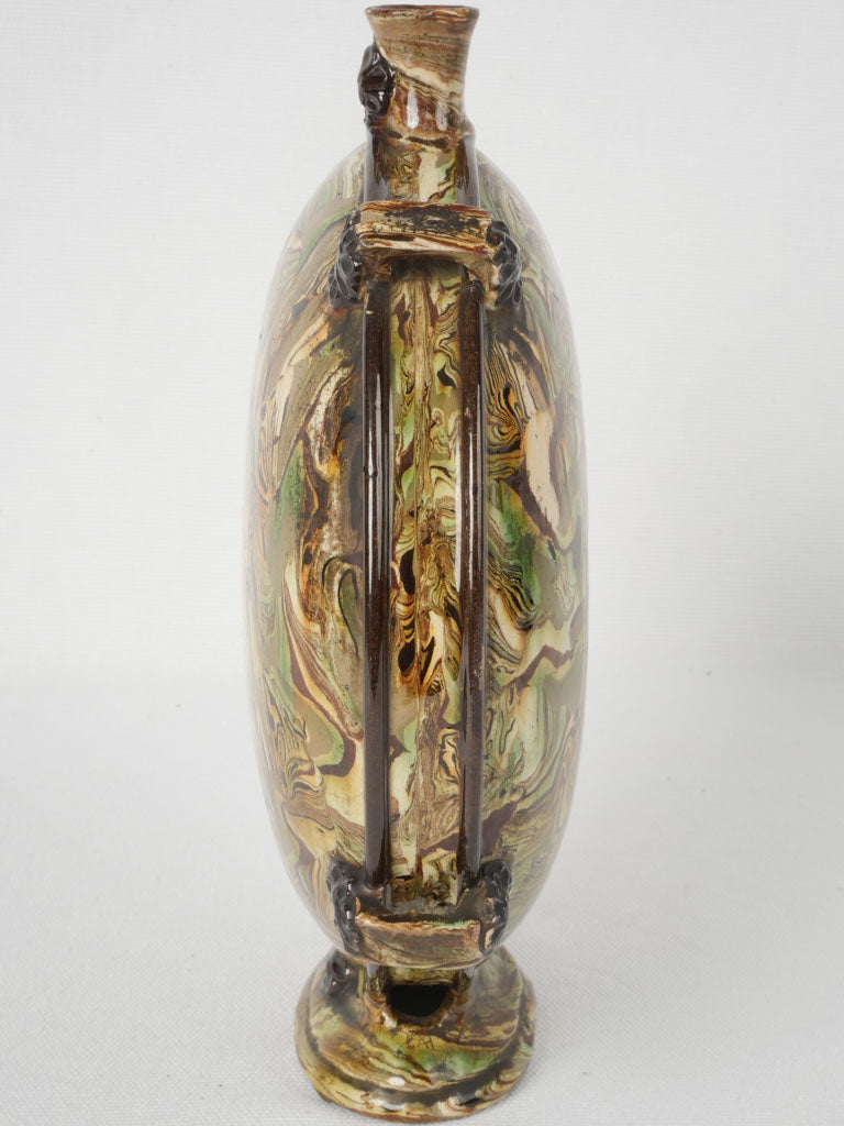 Vintage Art Nouveau decorative ceramic pitcher