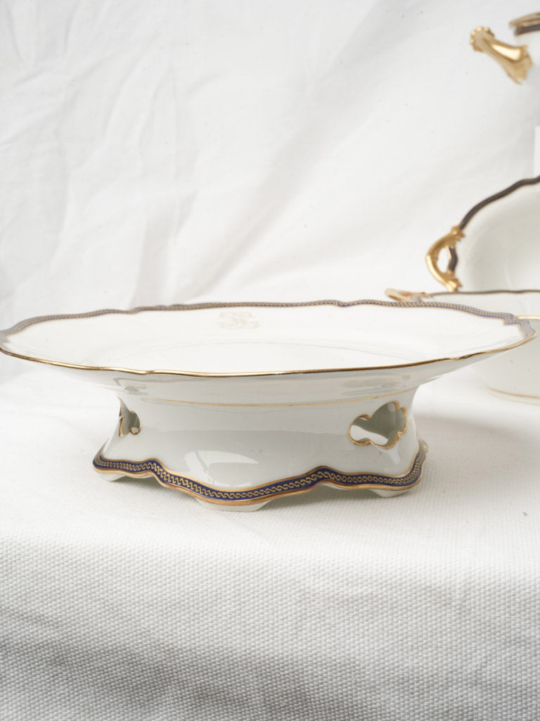 Luminous French Porcelain Plate Collection