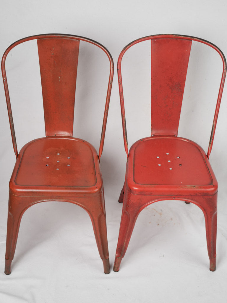 Mid-century robust steel pair