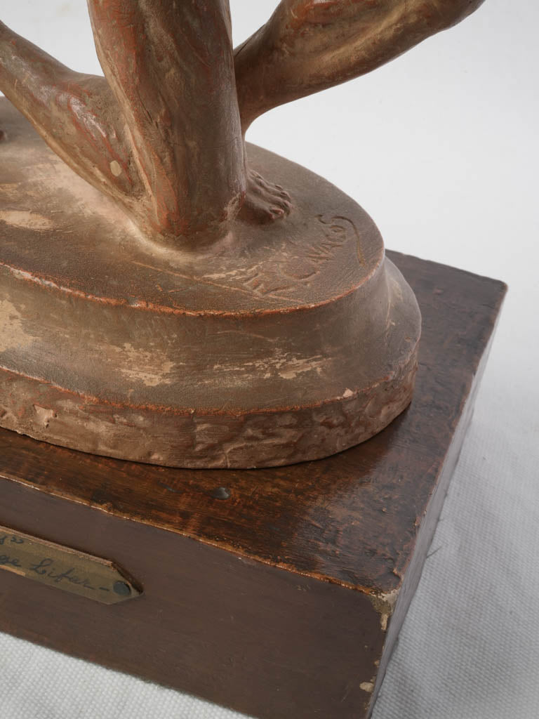 Unique neoclassical figure sculpture