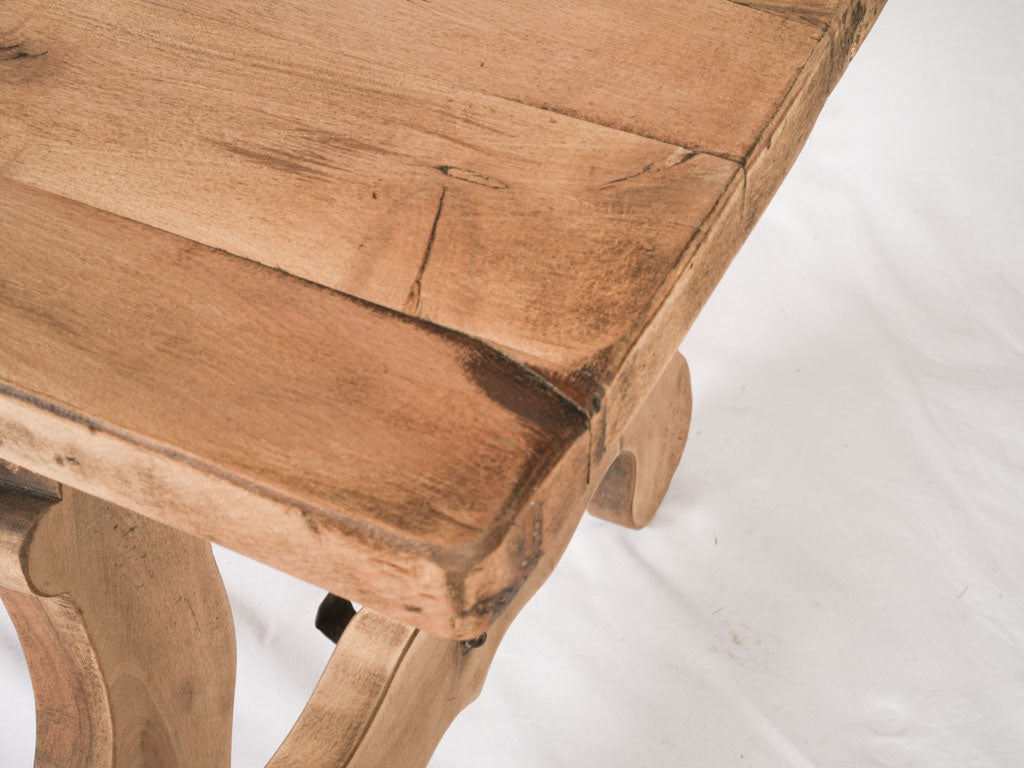 20th Century French Oak Spanish-Style Trestle Table - 70½"
