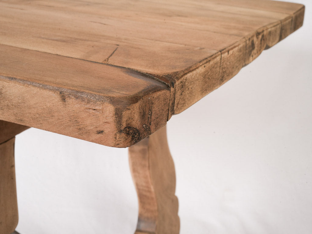 20th Century French Oak Spanish-Style Trestle Table - 70½"