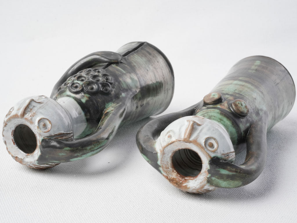 Eclectic whimsical candle sculptures  