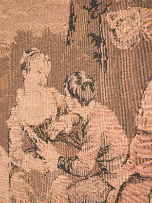 Pair of 19th century Romantic tapestries 41¼" x 25¼"