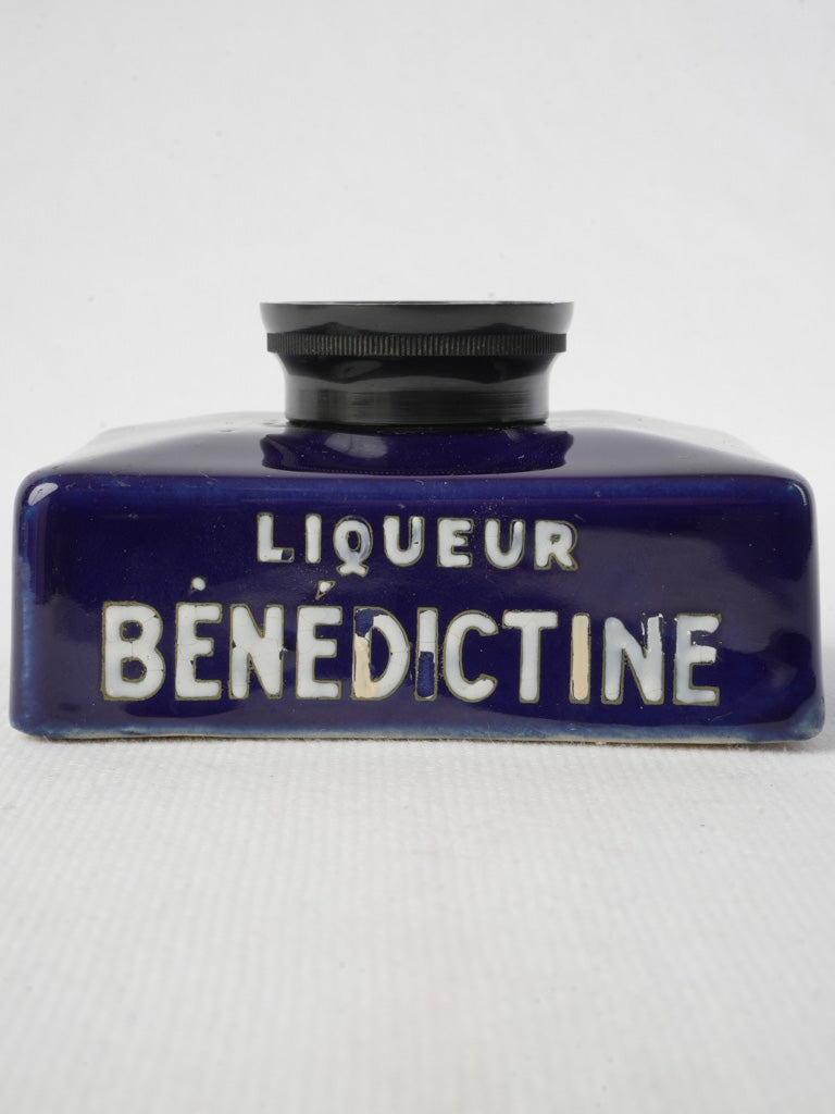 Antique style Bénédictine inkwell  