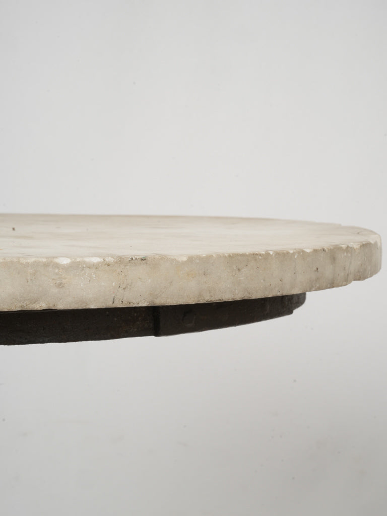 Timeless Marble Iron Outdoor Decor