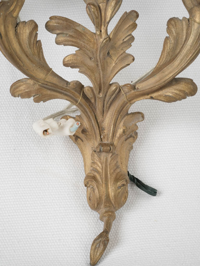 Regal 19th-century French wall lights