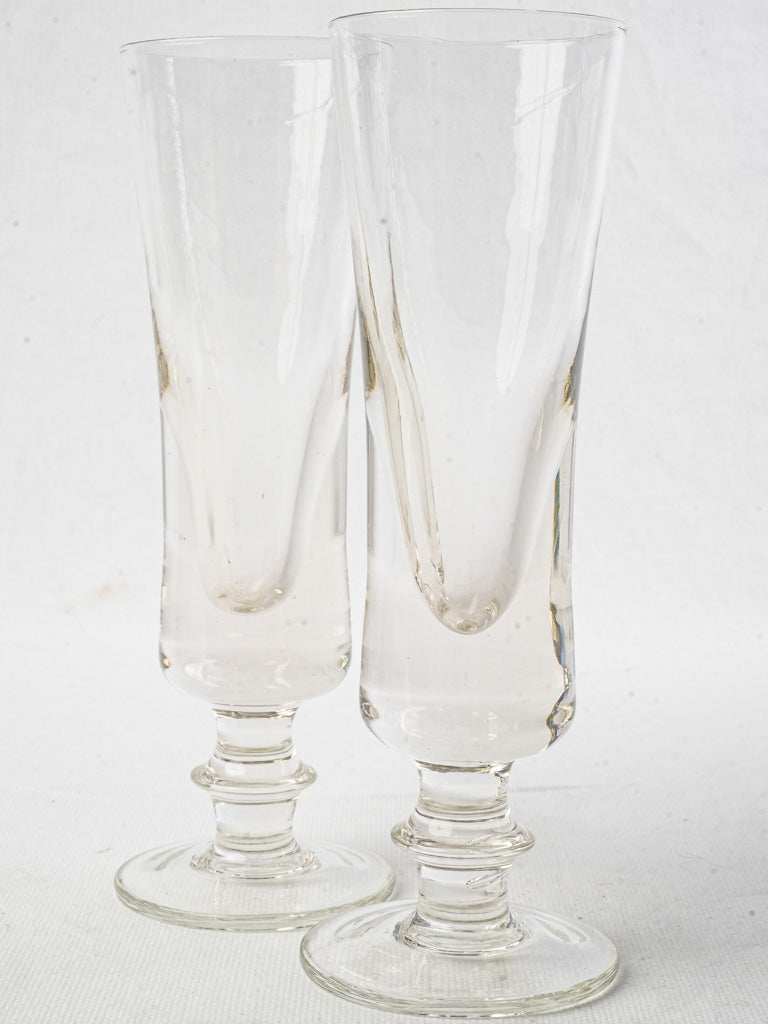 Historical knopped stem drinking vessels  