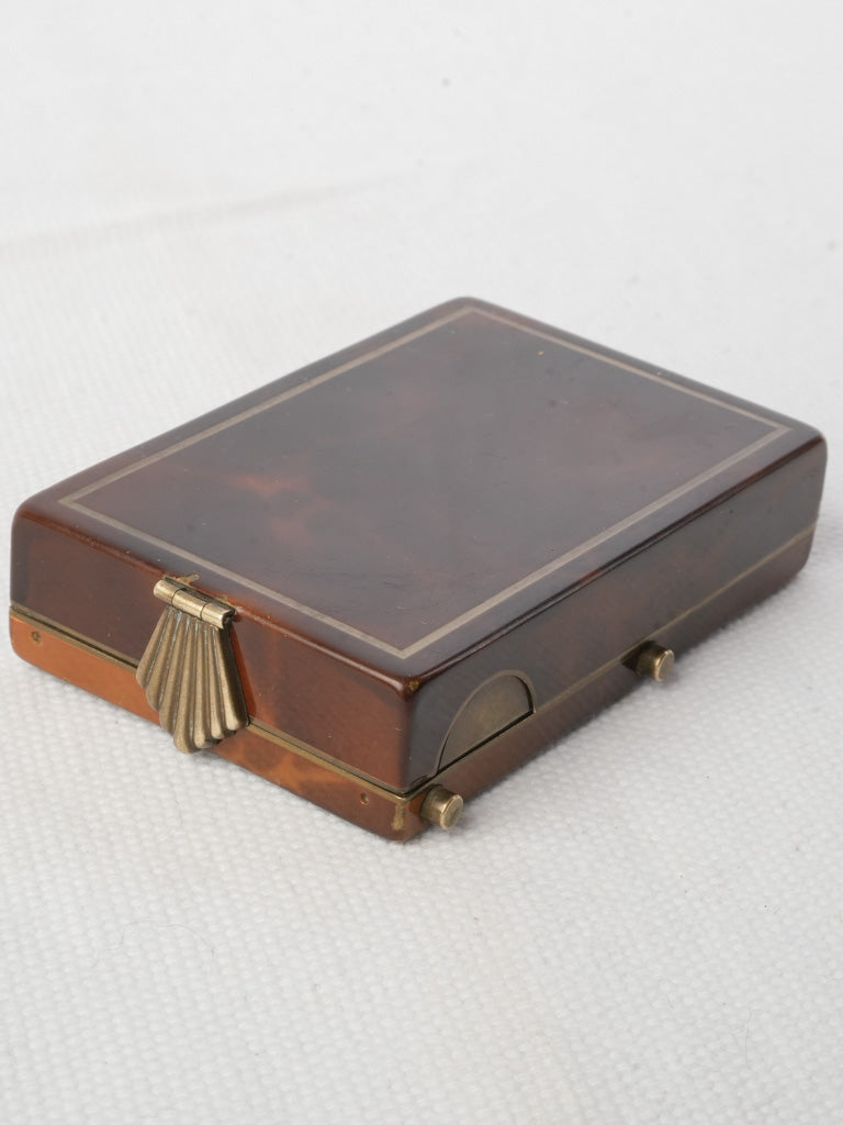 Elegant Art Deco multifunction compact