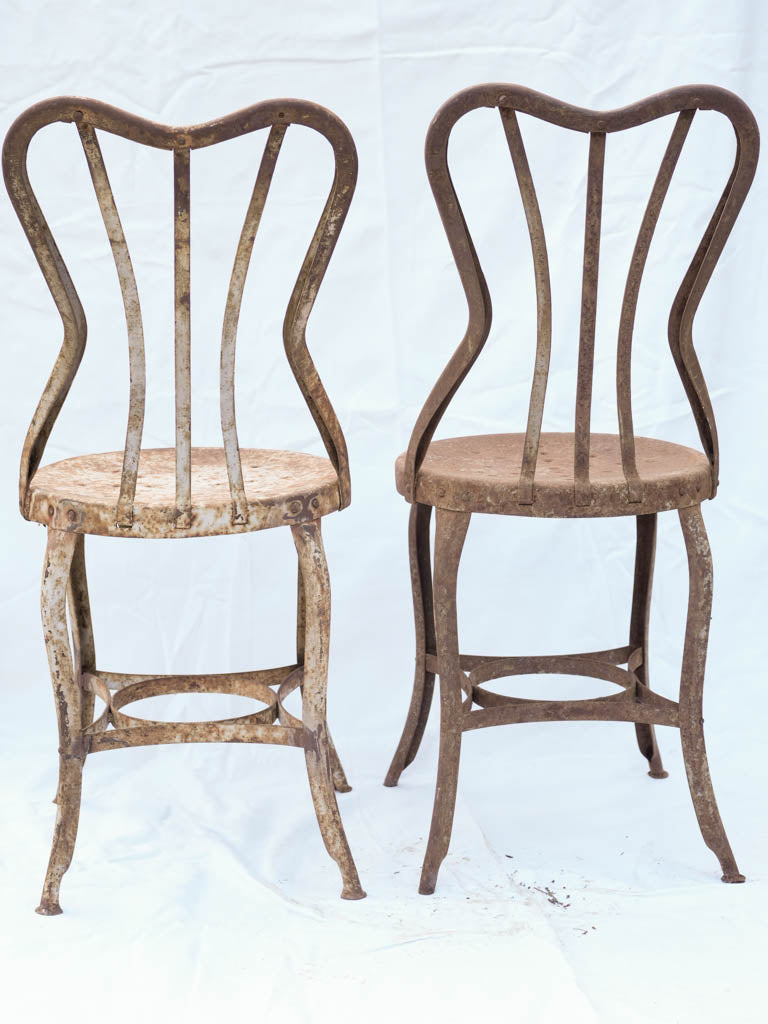 Timeless steel dining chairs  