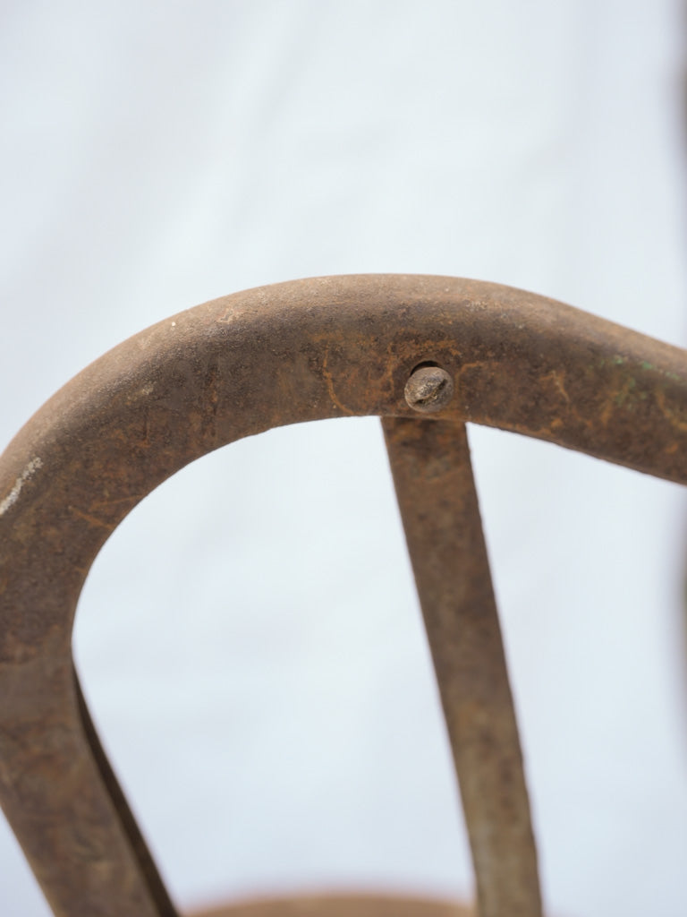 Early-century design steel chairs  