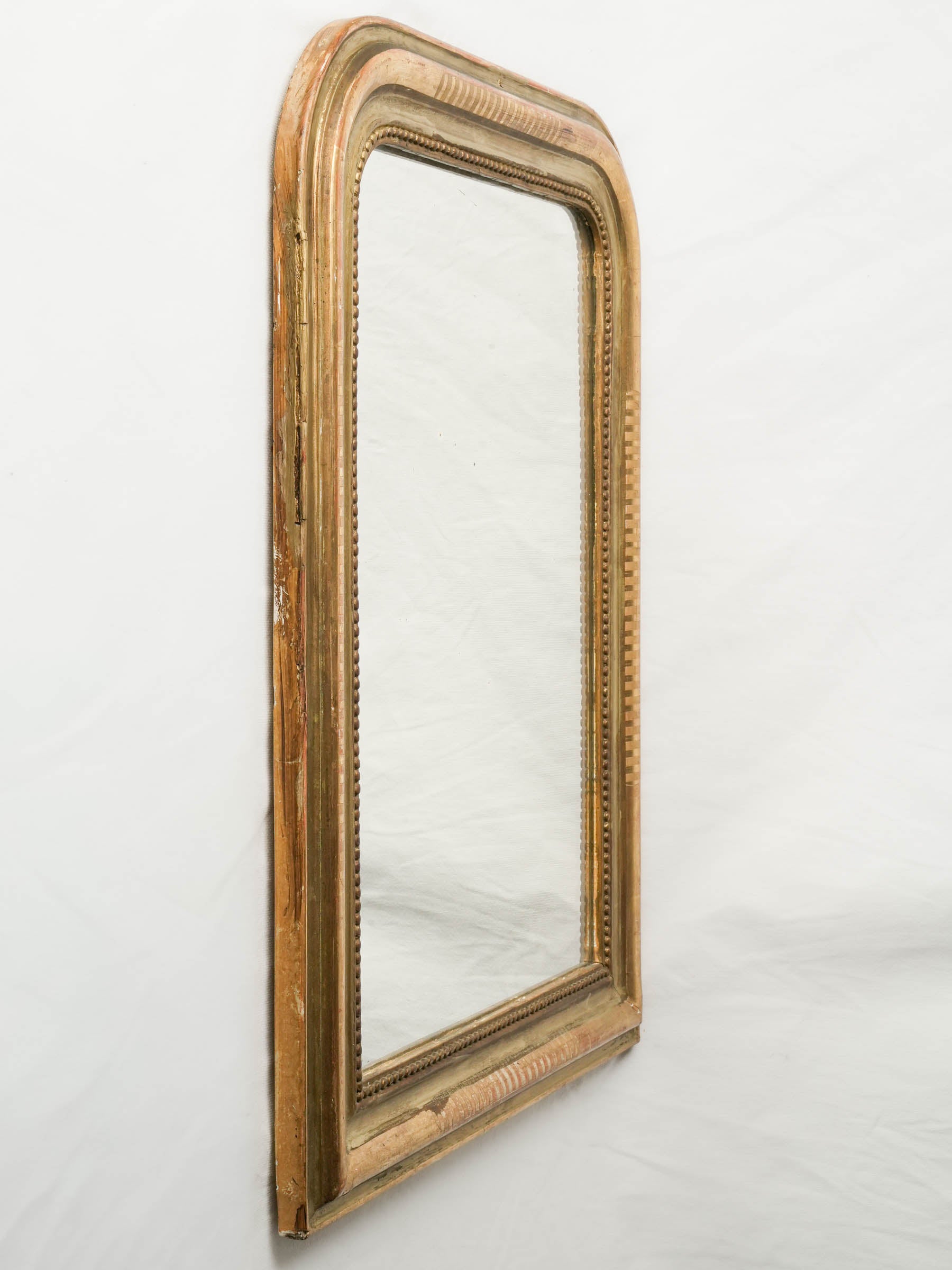 Beautiful Petite Louis-Philippe Water-Gilded Mirror - 29½" x 22"