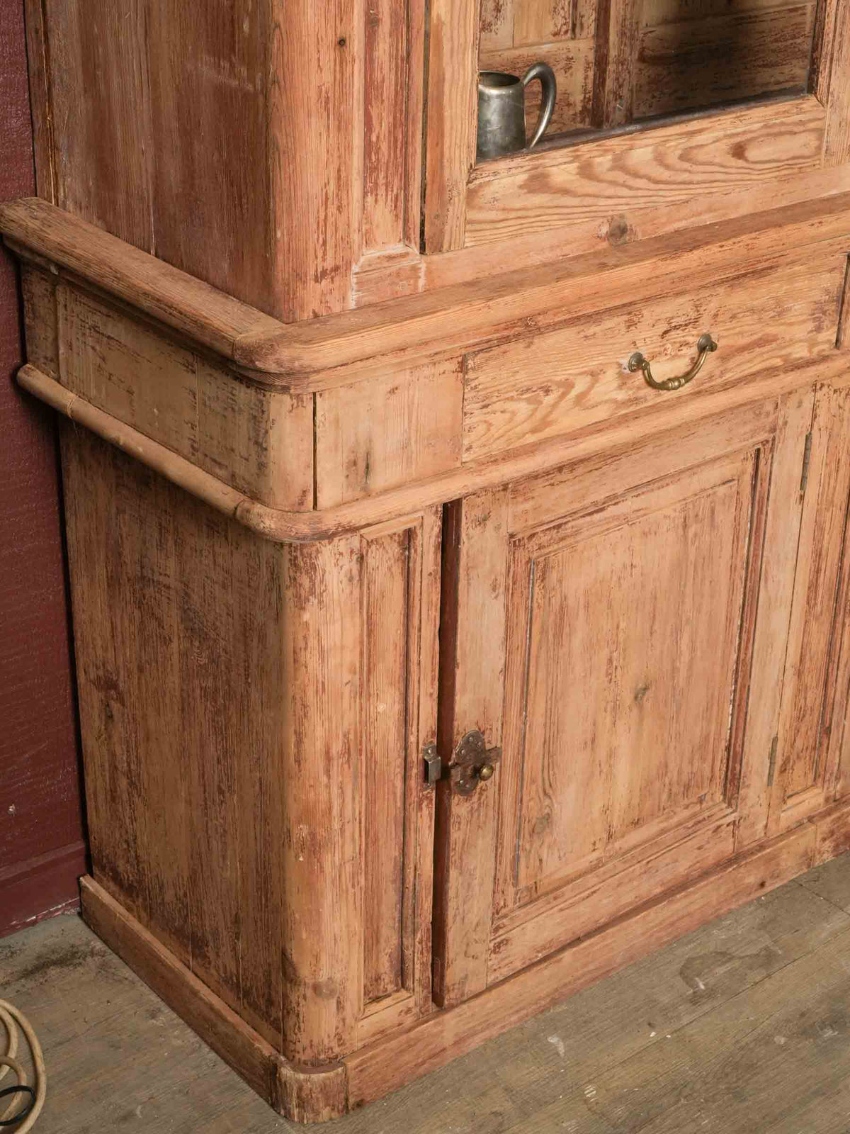 Early 20th-Century Display Cabinet w/ Tall Glazed Upper Section - 102¾" x 82"