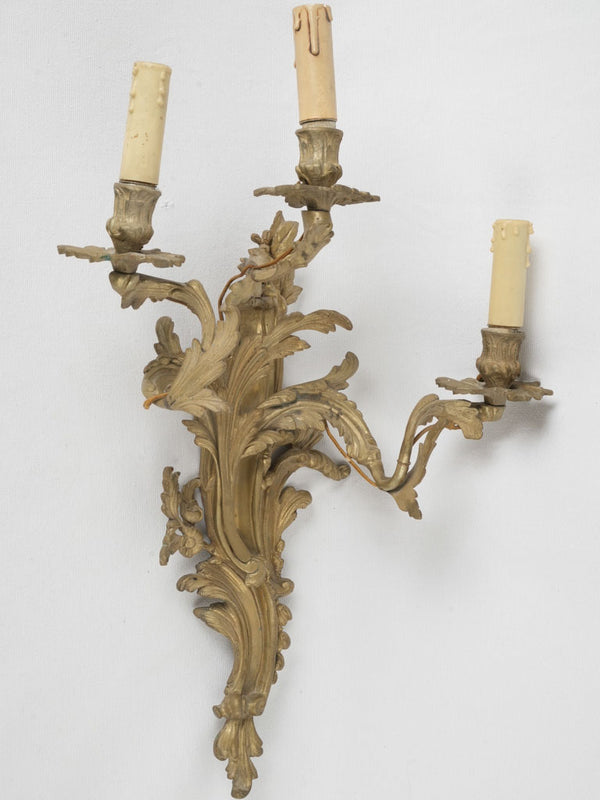 Louis XV-style decorative wall sconces