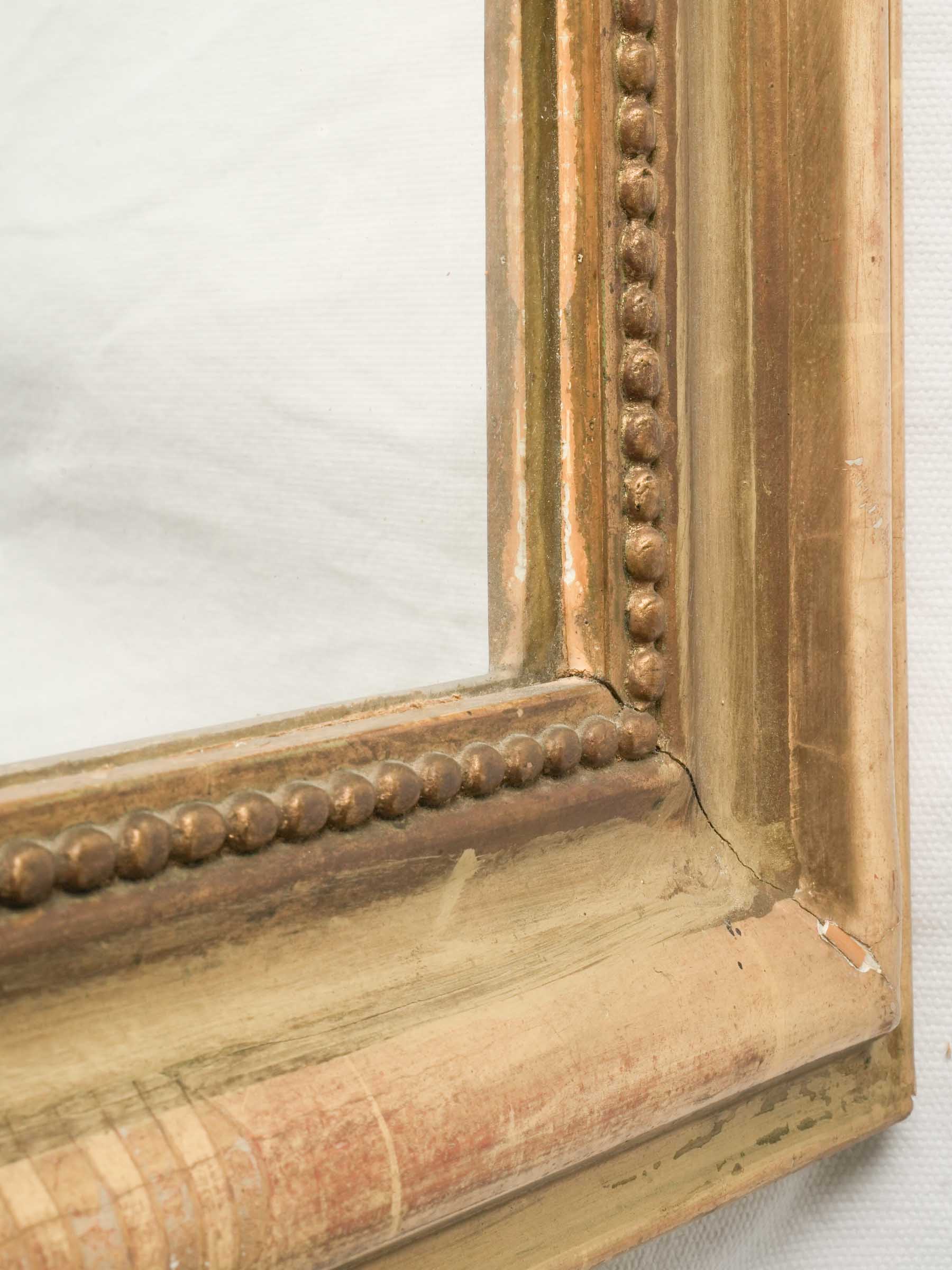 Beautiful Petite Louis-Philippe Water-Gilded Mirror - 29½" x 22"