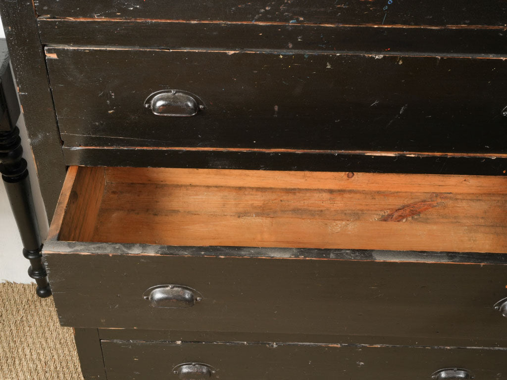 Distinctive engraved-initials chest  