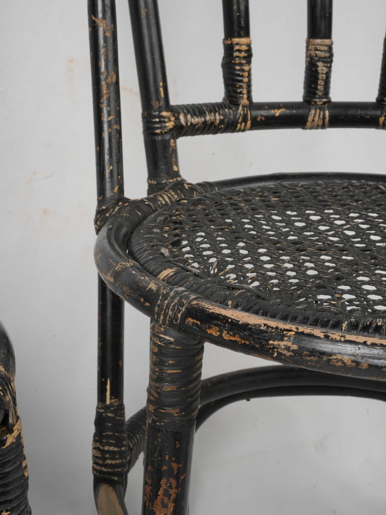 Elegant classic Parisian terrace chairs  