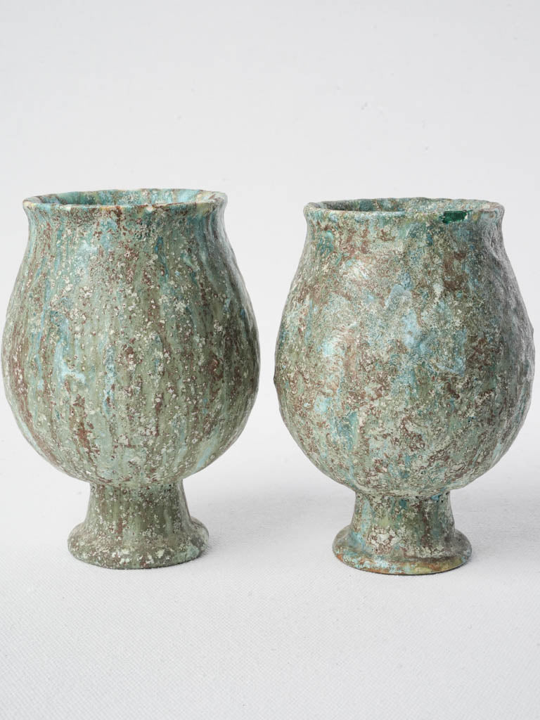 Rustic Italian ceramic with patina  