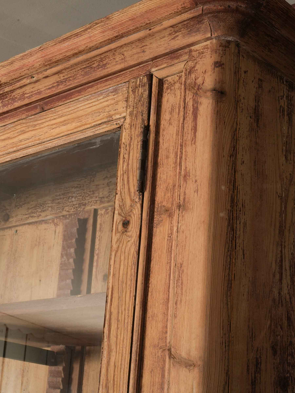 Early 20th-Century Display Cabinet w/ Tall Glazed Upper Section - 102¾" x 82"