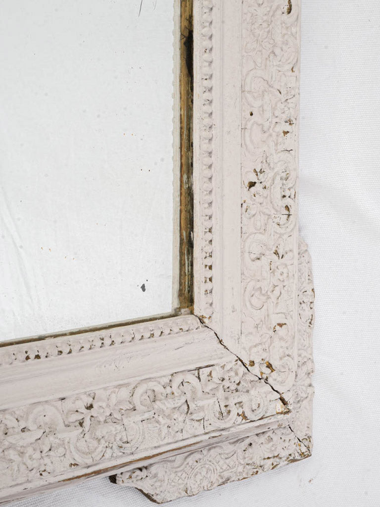 Characterful aged patina mirror  