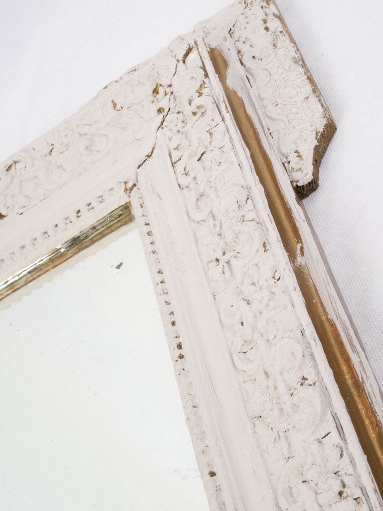 Timeless chalky finish mirror  