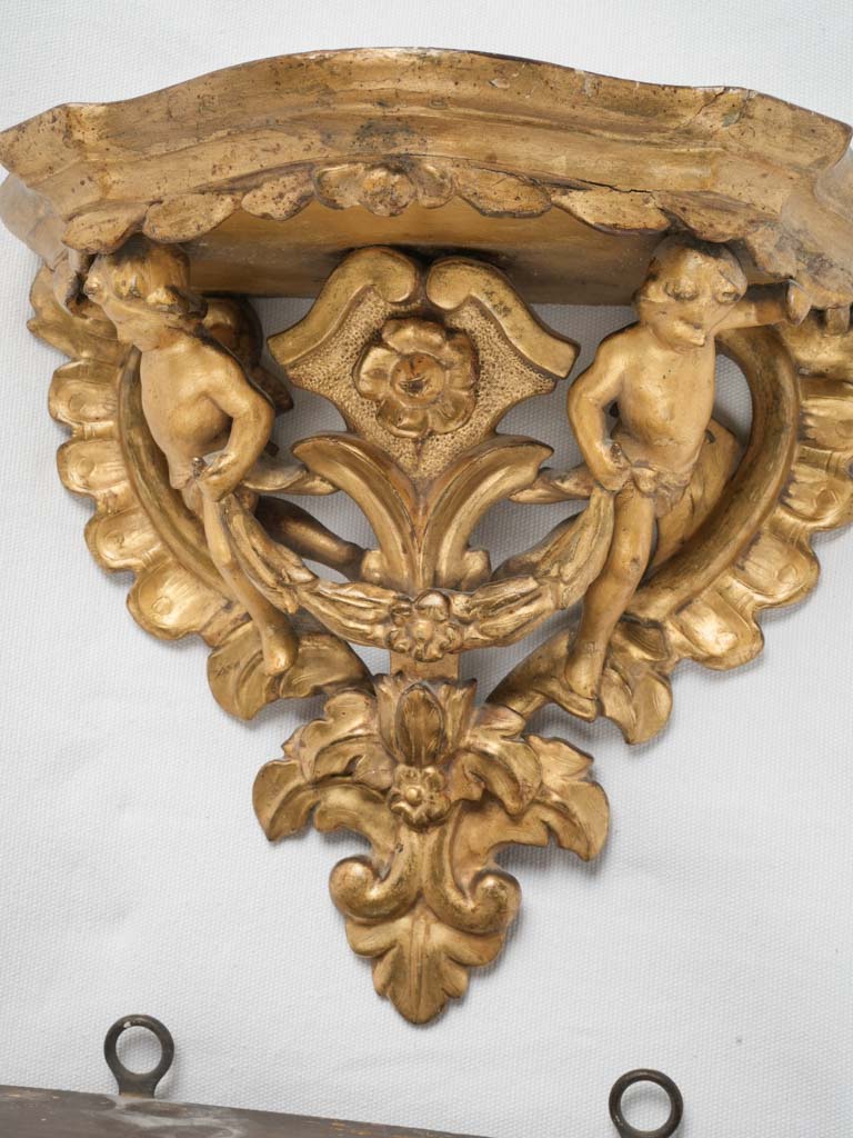 Classic French-style angelic wall mounts
