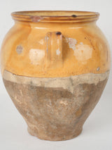 Authentic 19th-century demi-glazed pottery