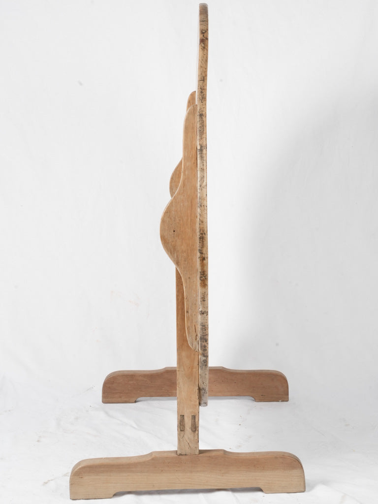 Authentic trestle-leg dining table  
