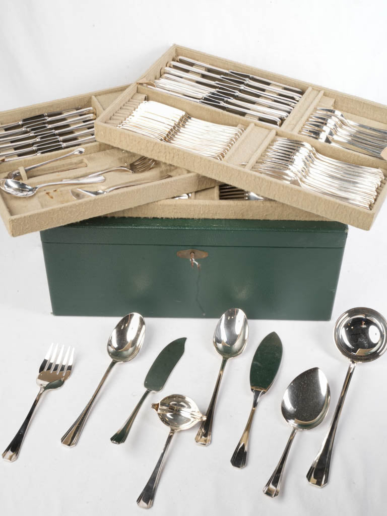 Exquisite silverplate flatware collection
