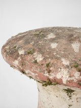 Mid century cement garden mushroom 13¾"
