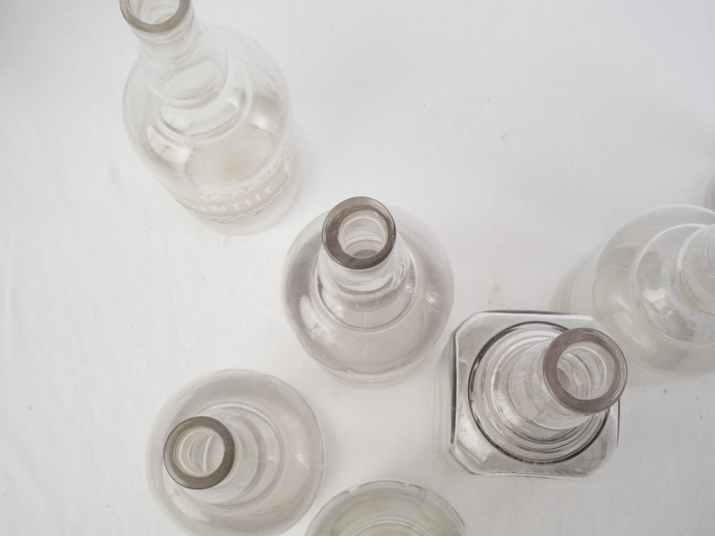 Historic French aperitif bottles