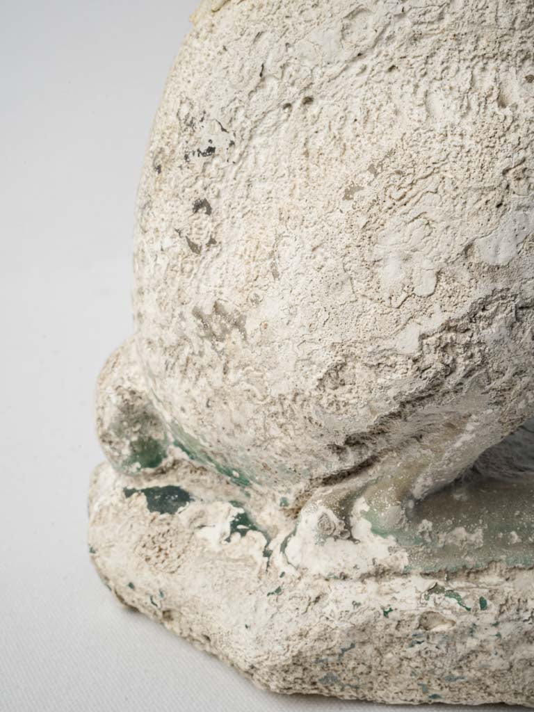Textured lifelike hare figurine  