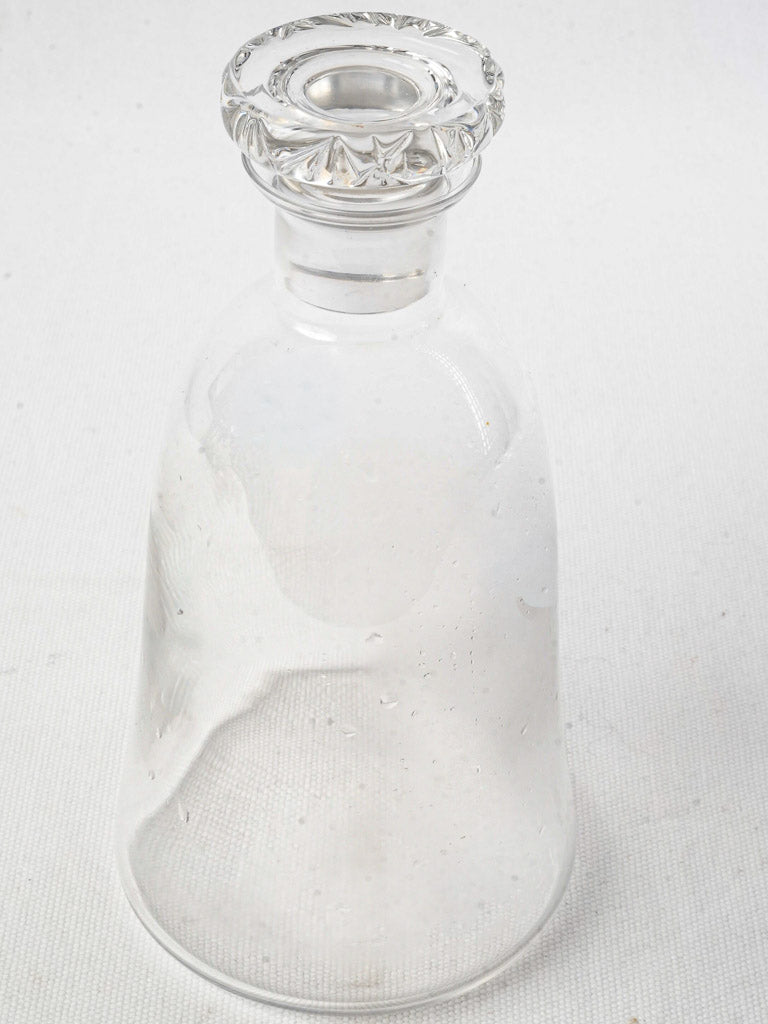 Mid-century elegant crystal carafe  