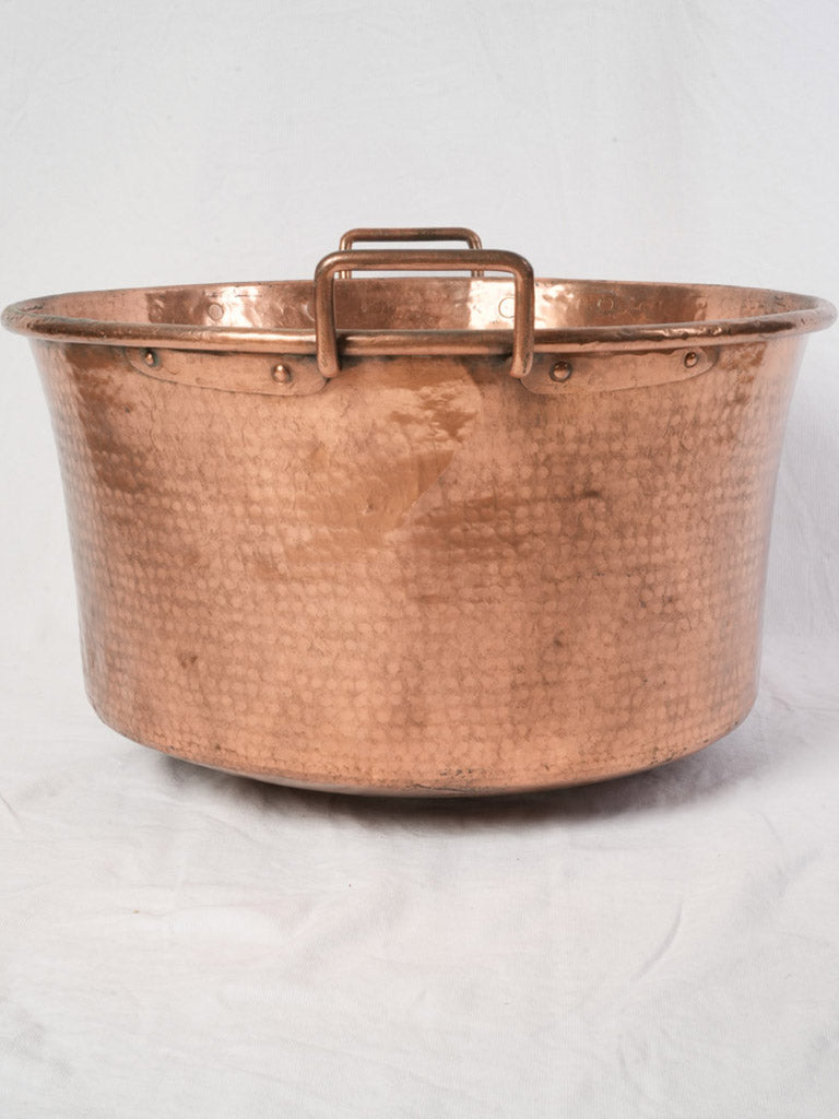 Handcrafted antique copper decor piece  