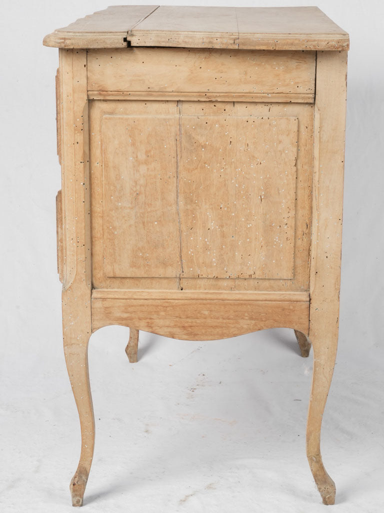 Natural unfinished vintage commode