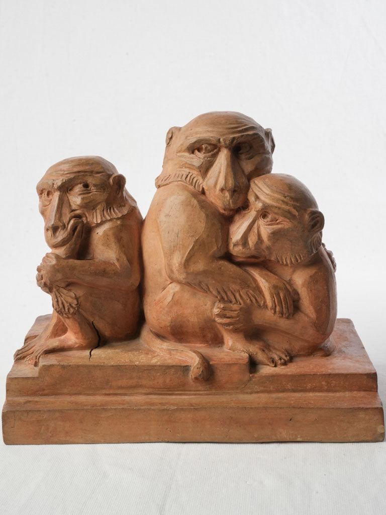 Warm tactile surface statue