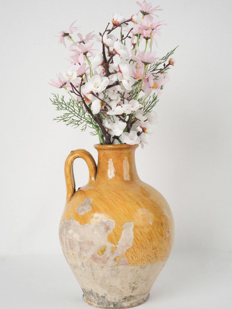19th-century, charming French pottery jar