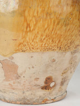 Rustic, 19th-century French pottery container