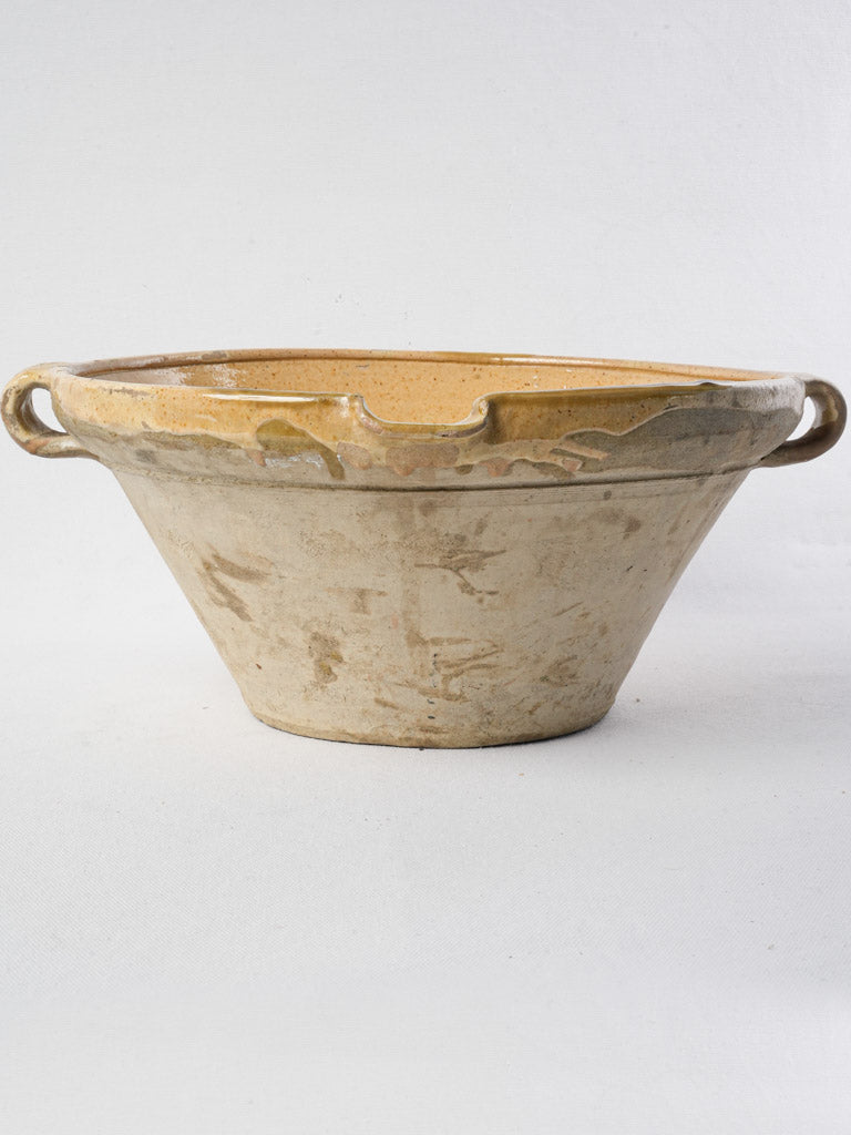 French Provençal terracotta tian bowl  