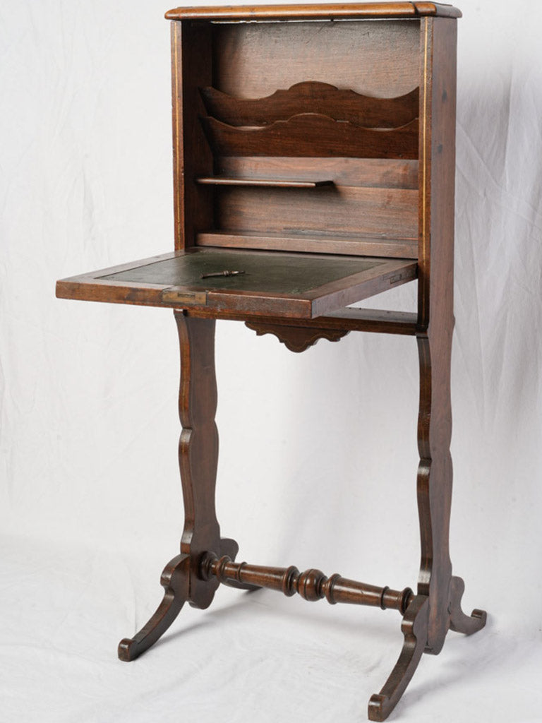 Warmly toned walnut cabinet