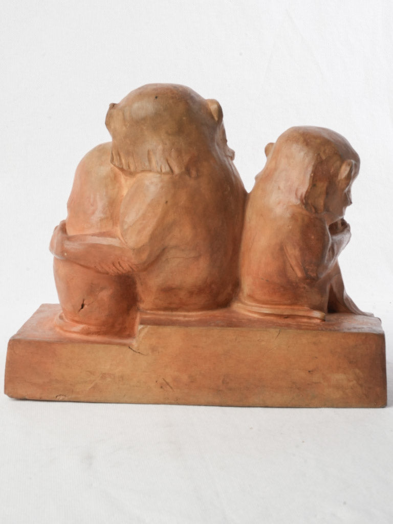 Elegant stepped plinth figure