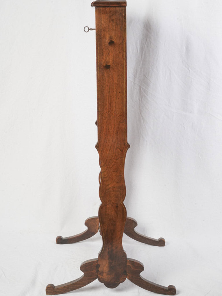 Leather-clad writing flap furniture
