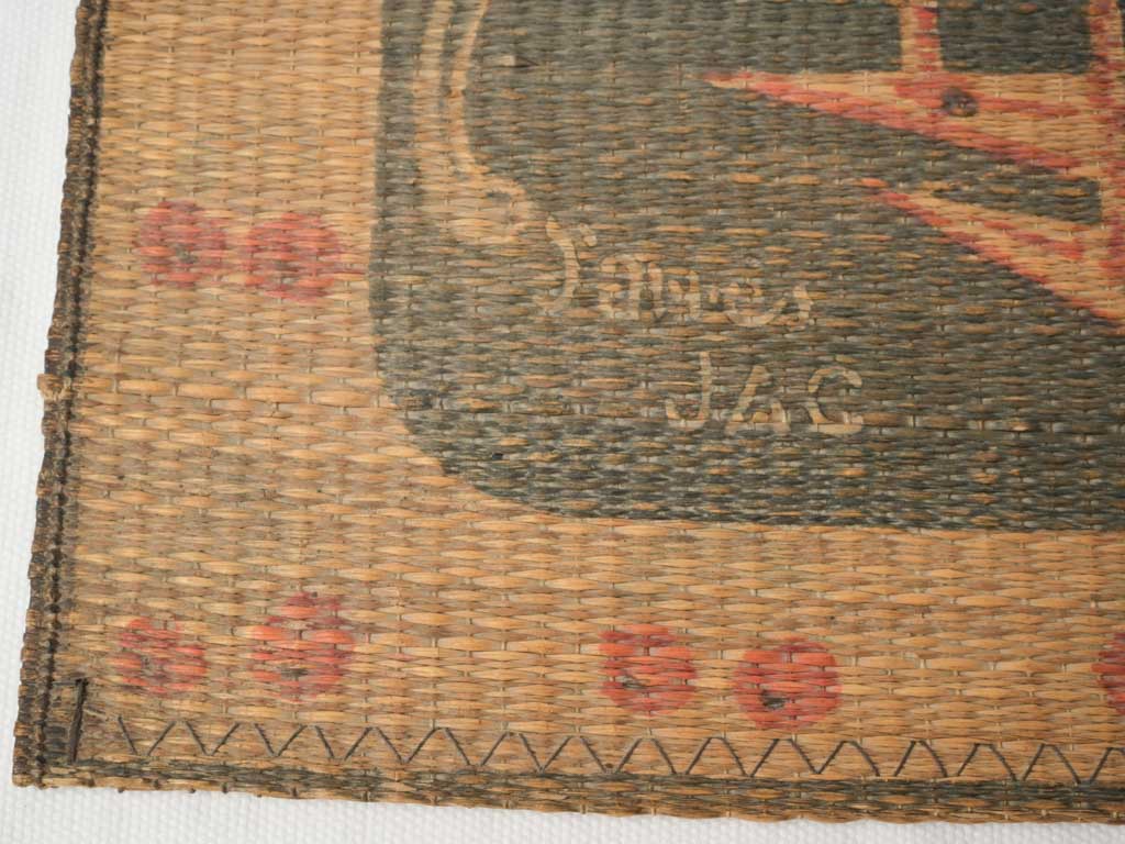 Vintage styled typography advertising mat