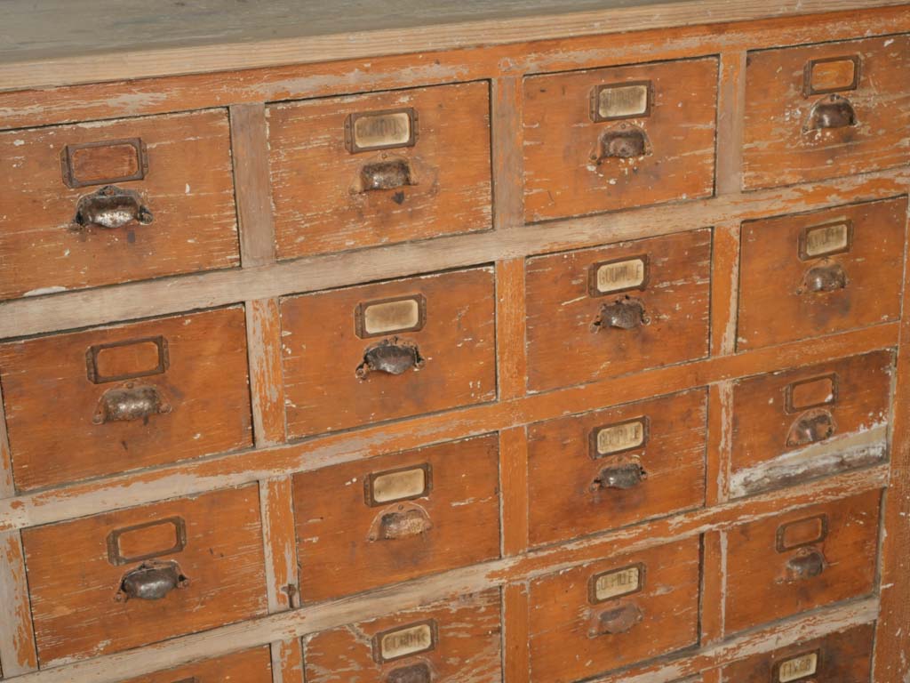Antique rustic storage furniture