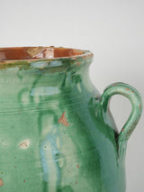 Vivid green Anduze French ceramic