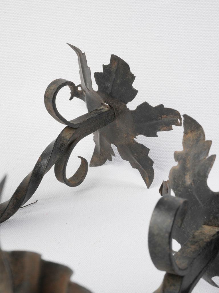 Authentic vintage-style iron sconces  