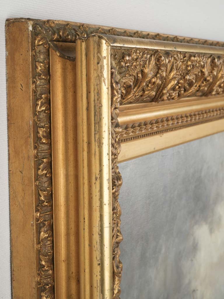 Charming, age-worn marine artwork